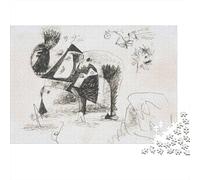 Jackson Pollock Puzzle dipinto Per Giovani 1000 Pezzi, Gioco Educativo Per Famiglie, arte Rompicapo in Legno Souvenir Regali, Impegnativo Puzzles museo