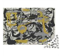 Jackson Pollock Puzzle in Legno, Puzzles museo, Regalo Di San Valentino, Rompicapo dipinto 1000 Pezzi, Puzzle Impegnativi, Per Esercitare La Logica, 1000 Pcs