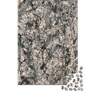 Jackson Pollock Puzzles arte, dipinto Puzzle Impegnativi, Rompicapo museo, Puzzle in Legno Per Giochi Educativi Decorazioni, La Casa Regalo 1000pcs