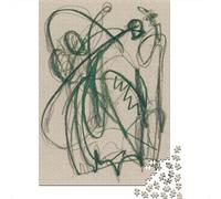 Jackson Pollock Puzzles museo Per Adulti, Puzzle Impossible, Jigsaw Rompicapo dipinto, Puzzle arte Stampa Di Alta Qualità, Regalo Di Compleanno, 1000 Pezzi