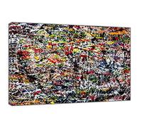Jackson Pollock Style Splash Painting Print on Incorniciato Canvas Art Decor Wall Art Decor 102 x 76 cm )-38 mm di profondità