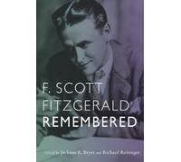 Jackson R. Bryer F. Scott Fitzgerald Remembered (Copertina rigida)