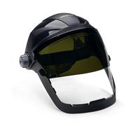 Jackson Safety QUAD500 - Visiera a scatto per saldatura a 8 IR, con visiera a scatto, trasparente, anti-appannamento, nero, 14233