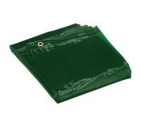 Jackson Safety Wilson 36299 - Tenda per saldatura da 14 mil trasparente, 1,8 x 1,8 m, in vinile, con occhielli standard, 1 sacchetto, 10 pezzi