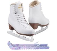 Jackson Ultima Excel Vinyl Upper Lace Up Light Support, Pattini da Ghiaccio Figura Donna