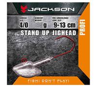 Jackson VMC Jighead Jighead - 4 pezzi Stand Up 4/0 per esca lunghezza 9 - 13 cm 10 g. Gancio professionale con testa per pesca in gomma