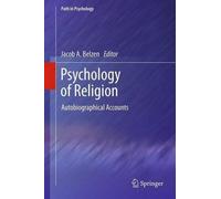 Jacob A. van Belzen Psychology of Religion (Copertina rigida) Path in Psychology