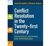 Jacob Bercovitch Richard Dean W Conflict Resolution in the Twenty-f (Tascabile)
