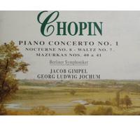 Jacob - Chopin;Piano Concerto No.1