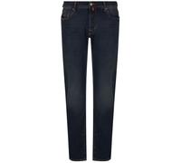 Jacob Cohen Blue Cotton Men Jeans with Orange Stitching - IT40 | M