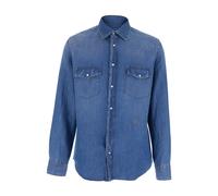 Jacob Cohën - Camicia Western in Denim - - Shirts - Uomo - Blu - M