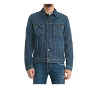 Jacob Cohën - Giacca Harrington in denim con chiusura a bottoni - - Jackets - Uomo - Blu - L
