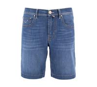 Jacob Cohën - Nicolas Slim 5 Pocket Bermuda Shorts - - Shorts - Uomo - Blu - W36