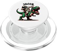 Jacob Dabbing Astronauta su un cartone animato dinosauro PopSockets PopGrip per MagSafe