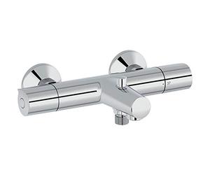 Jacob Delafon E45715-CP Miscelatore Bagno/Doccia termostatico Simone, Cromo