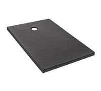 Jacob Delafon E62303-AGM - Piatto Ipso 120 x 80 x 3,5 cm, colore: Grigio antracite