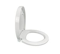 Jacob Delafon Ove - Sedile Thermodur con cerniera metallico/A bianco