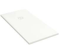 Jacob Delafon - Piatto Doccia Extraplat Struktura - 160 x 80 cm - Gel Coat Neoroc Ultra resistente - Antiscivolo PN24 - Superficie pietra naturale antibatterica - bianco Gypse - E62811-SS2