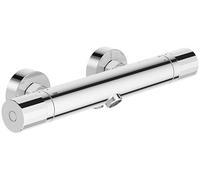 JACOB DELAFON Rubinetto termostatico da parete per bagno e doccia Inverter integrato in leva di flusso Aeratore anticalcare Include finiture murali Colore Cromo OSCAR E32914-CP