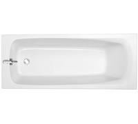 Jacob Delafon - Vasca da bagno rettangolare STIL, con scarico e piedi - 170 x 70 cm - Materiali riciclati - Riparabile - Superficie antibatterica - Fabbricazione francese - Bianco - E60532-00