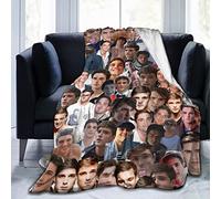 Jacob Elordi Coperta in pile, ultra morbida e accogliente, lussuosa coperta per divano letto, divano, leggera e calda, coperta in peluche per tutte le stagioni