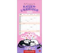 Jacob Familienplaner für Katzenliebhaber 2024