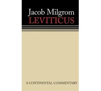 Jacob Milgrom Leviticus (Copertina rigida) Continental Commentaries
