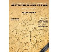 Jacob Petro The Essential Guide to Passing the Geotechnical Civil PE (Tascabile)