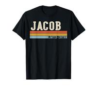 Jacob Retro Vintage Uomini Bambini Ragazzi Nome Maglietta