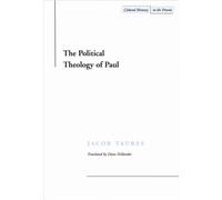 Jacob Taubes The Political Theology of Paul (Copertina rigida)