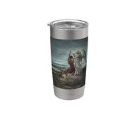 Jacob Wrestling con l'angelo di Gustave Dore (1866) Bicchiere termico in acciaio inox doppia parete