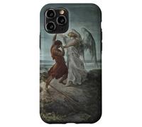 Jacob Wrestling con l'angelo di Gustave Dore (1866) Custodia per iPhone 11 Pro