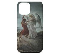 Jacob Wrestling con l'angelo di Gustave Dore (1866) Custodia per iPhone 12 Pro Max