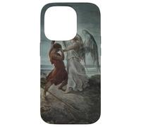 Jacob Wrestling con l'angelo di Gustave Dore (1866) Custodia per iPhone 14 Pro