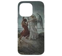 Jacob Wrestling con l'angelo di Gustave Dore (1866) Custodia per iPhone 14 Pro Max