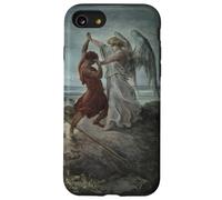 Jacob Wrestling con l'angelo di Gustave Dore (1866) Custodia per iPhone SE (2020) / 7/8