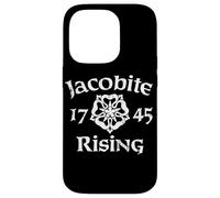Jacobite Rising 1745 - Stampa invecchiata con rose bianche Custodia per iPhone 14 Pro