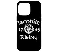 Jacobite Rising 1745 - Stampa invecchiata con rose bianche Custodia per iPhone 14 Pro Max