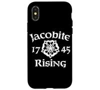 Jacobite Rising 1745 - Stampa invecchiata con rose bianche Custodia per iPhone X/XS