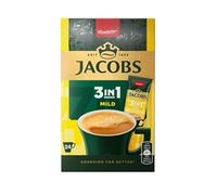 JACOBS 3 in 1 Mild, Bevanda al Caffè Solubile con Panna 32%, Gusto Delicato, Confezione da 24 Tazze, Caffè Instant Cremoso, 304.8g