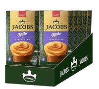 Jacobs Cappuccino, Caffè Solubile al Latte,10 confezioni, 10 x 8 bevande, 80 Sticks di Caffè