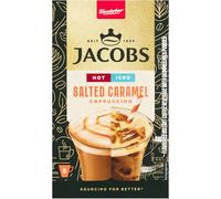 Jacobs Cappuccino Caramello Salato, Preparato Istantaneo per Cappuccino Caldo o Freddo, 8 Stick Monodose