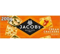 Jacobs Cream Crackers - Pack Size = 1x200g
