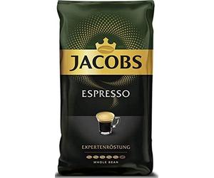 Jacobs Espresso Expertenröstung, Caffè Tostato, Chicchi Interi, 1 Pacco (1 x 1000g)