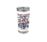 Jacob's Garage Hotrod Classic Rides Design invecchiato Bicchiere termico in acciaio inox doppia parete