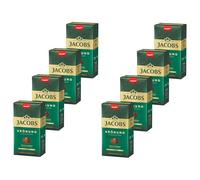 Jacobs Kronung Caffè Macinato, Confezione da 8 Pacchi, Miscela Classica Premium, 500g per Pacco, 4kg Totali