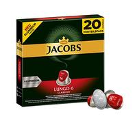 Jacobs Lungo 6 Classico, Capsule di caffè, Compatibile con nexpreso, caffè, 20 Capsule, C/U 5.2 g