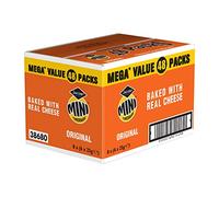 Jacob's Mini cheddar al forno con vero formaggio, biscotti, cracker, 48 sacchetti da 25 g