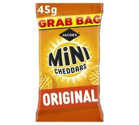 Jacob's Mini Cheddars Original Grab Bag 30 x 45g sacchetti