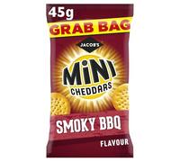 Jacob's Mini Cheddars Smoky BBQ Grab Bag 30 x 45g sacchetti